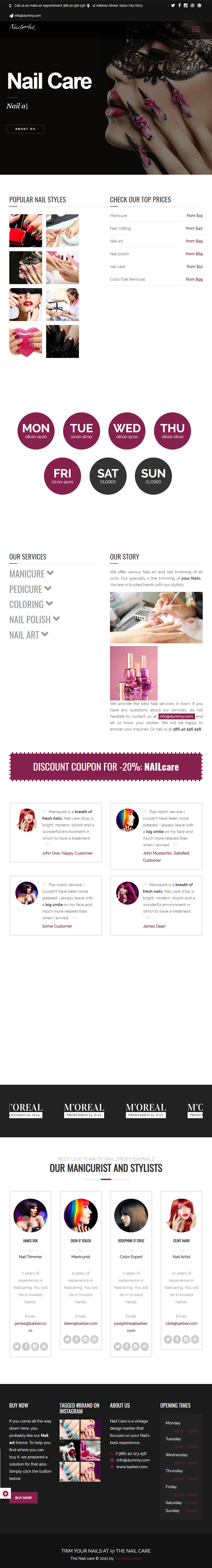 Home Page Screenshot